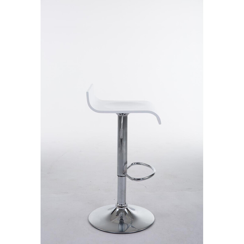 Elegant justerbar træ barstol med 360° drejelig sæde og fodstøtte