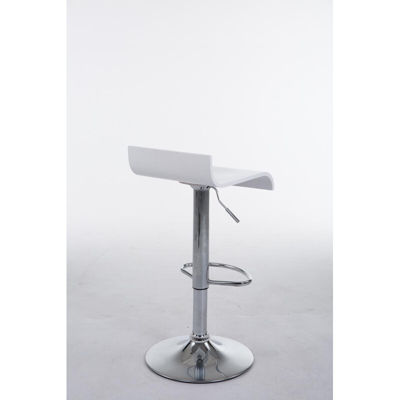 Elegant justerbar træ barstol med 360° drejelig sæde og fodstøtte