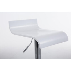 Elegant justerbar træ barstol med 360° drejelig sæde og fodstøtte