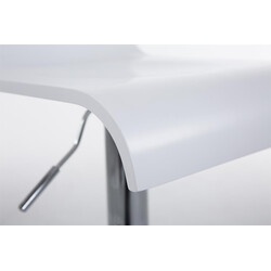 Elegant justerbar træ barstol med 360° drejelig sæde og fodstøtte