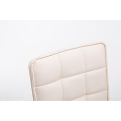 Moderne justerbar spisestol med roterende sæde høj ryg kromramme