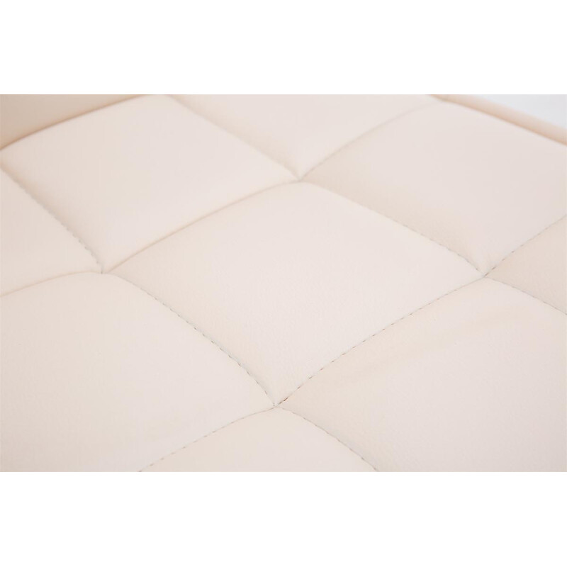 Moderne justerbar spisestol med roterende sæde høj ryg kromramme