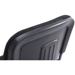 Stabelbar xl-stol med stofbetræk robust og komfortabel konferencestol