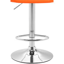 Miami justerbar barstol med kunstlæder armlæn og 360° drejning