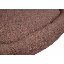 Miami V2 justerbar barstol med stofbetræk og fodstøtte