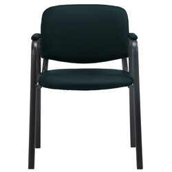 Ken Pro stabelbar stol med kunstlædersæde moderne professionel