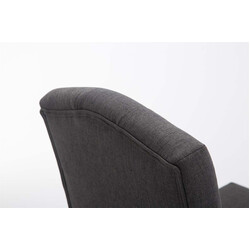 Louise kankainen baarijakkara stof barstol i gummitræ med høj rygstøtte