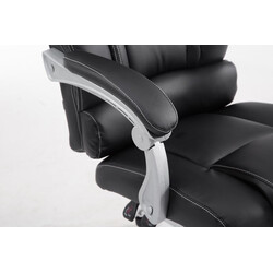 Pacific kontorstol med fodstøtte ergonomisk justerbar kunstlæder