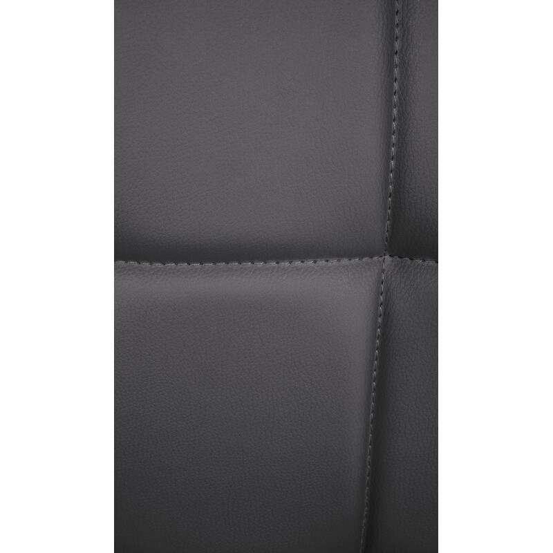 Elegant lænestol i kunstlæder med højdejustering 360° rotation og metalramme