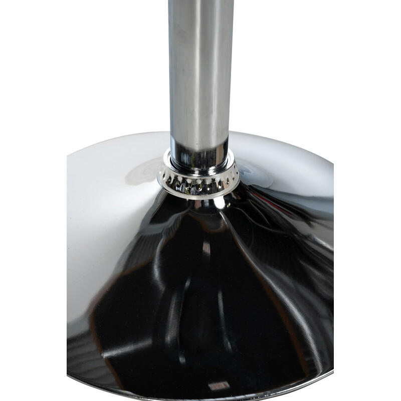 Elegant lænestol i kunstlæder med højdejustering 360° rotation og metalramme