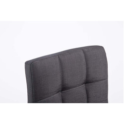 Elegant designlænestol med høj ryg justerbar højde og 360° drejning