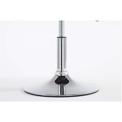 Elegant designlænestol med høj ryg justerbar højde og 360° drejning