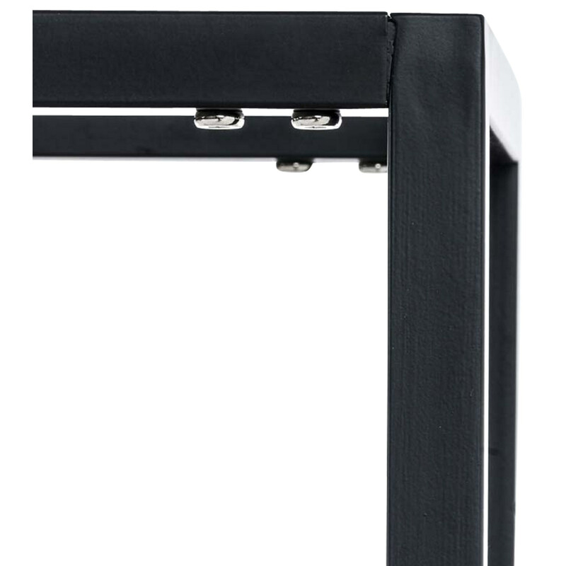 Elegant hjulbaseret brændeholder til pejs i rustfrit stål flere størrelser