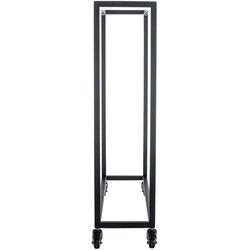 Elegant hjulbaseret brændeholder til pejs i rustfrit stål flere størrelser