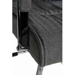 Sievert ergonomisk besøgsstol med armlæn og metalramme