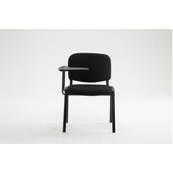 Ken stol med sammenklappeligt bord sort metalramme til konferencer og uddannelser