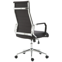 Ergonomisk kontorstol med justerbar højde vippefunktion og høj ryg