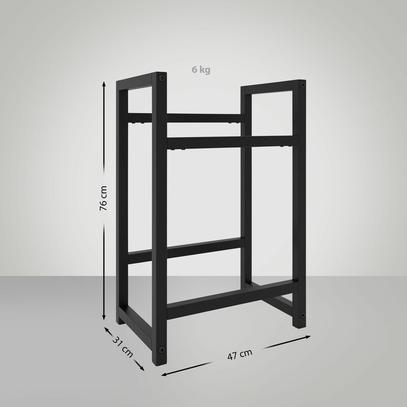 Elegant opbevaringsstativ til drikkekasser i rustfrit stål 2‑6 kasser