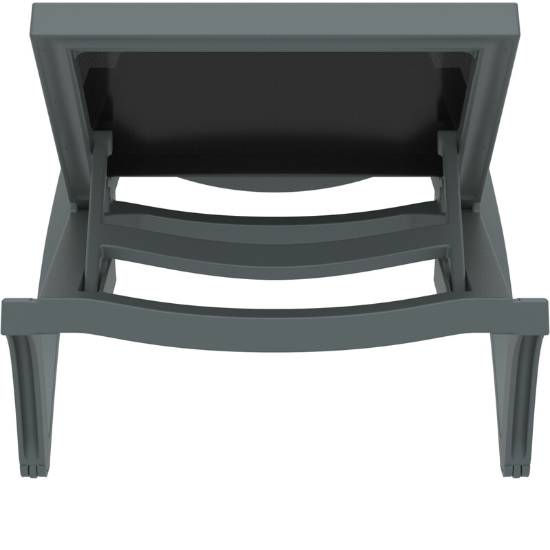 Pacific justerbar solstol med skjulte hjul UV‑bestandig komfortabel