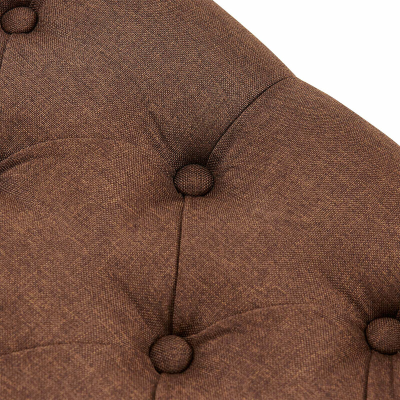 Amun-bænk med stofbetræk quiltet polstring mat sort metalramme 100‑150 cm