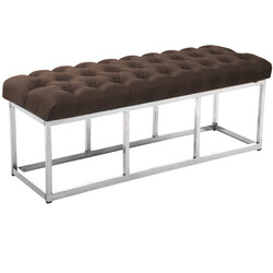 Stilfuld Amun-bænk med stofbetræk til moderne hjem