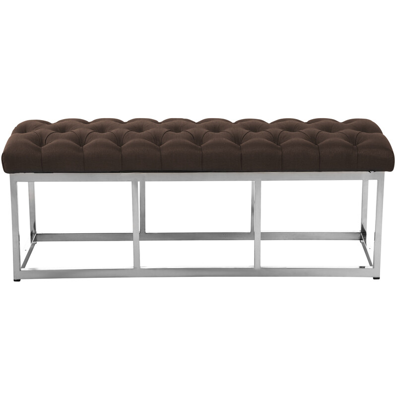 Stilfuld Amun-bænk med stofbetræk til moderne hjem