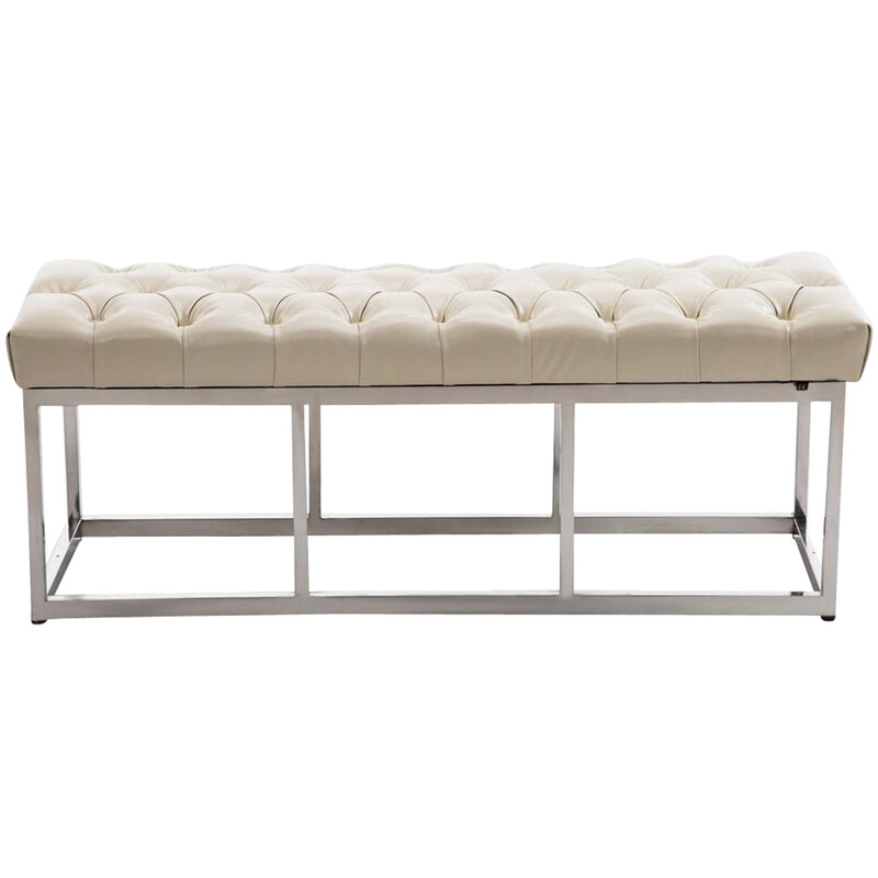 Amun-bænk med kunstlæder moderne og robust 100-150 cm bred