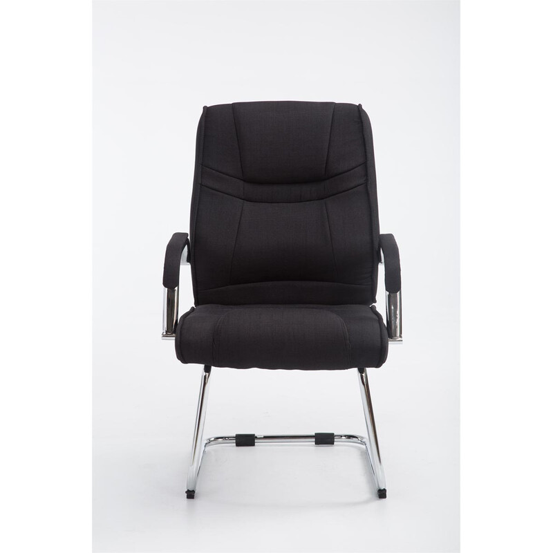 Ergonomisk frit bevægelig gæstestol i høj kvalitet stof 180 kg