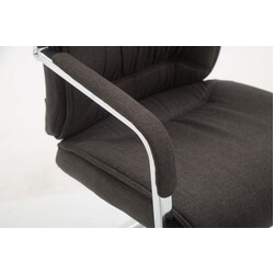 XXL gæstestol med Anubis stof svingende konstruktion 260 kg belastning