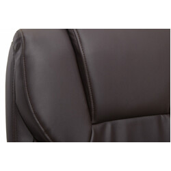 Ergonomisk kontorstol i kunstlæder med vippefunktion justerbar højde og 360° drejning