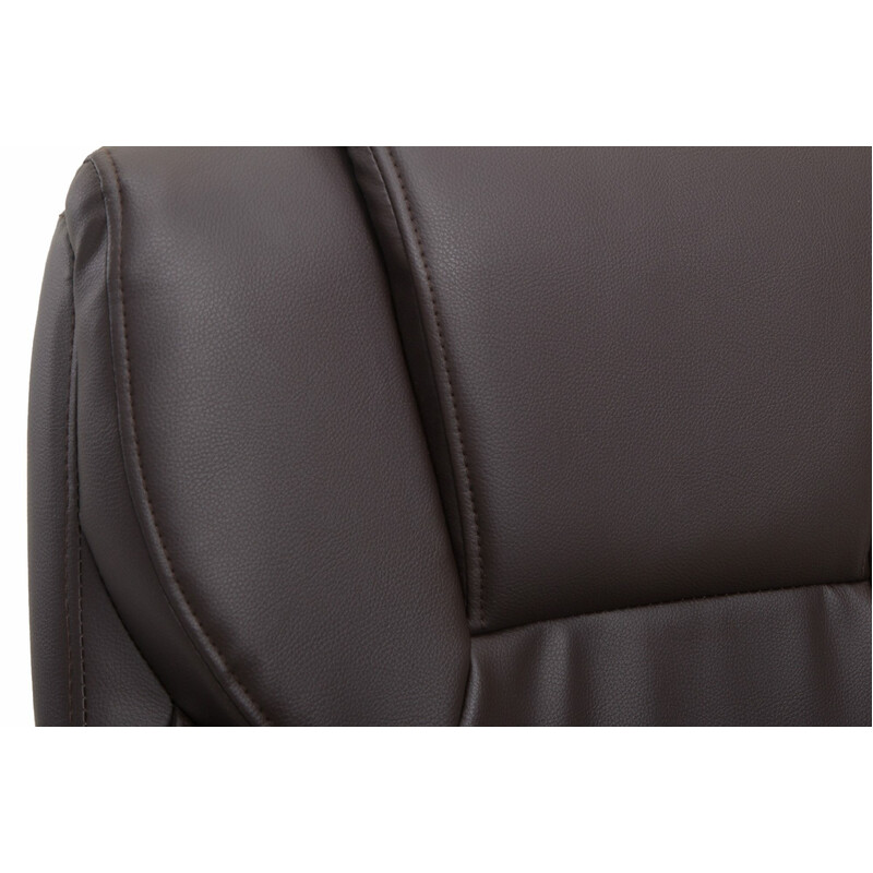 Ergonomisk kontorstol i kunstlæder med vippefunktion justerbar højde og 360° drejning