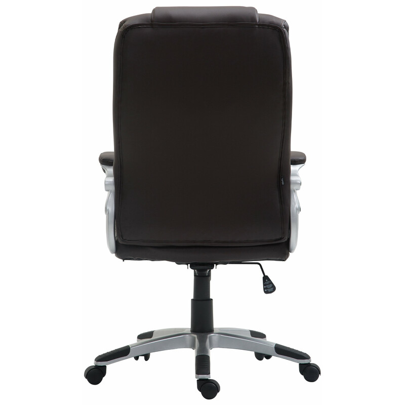 Ergonomisk kontorstol i kunstlæder med vippefunktion justerbar højde og 360° drejning