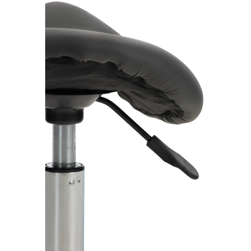 Ergonomisk sadelstol på hjul med justerbar højde til arbejde og hjem