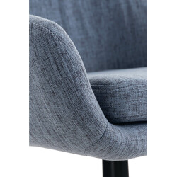 Grant moderne stofbetrukket barstol med fyrretræs firepunkts ben