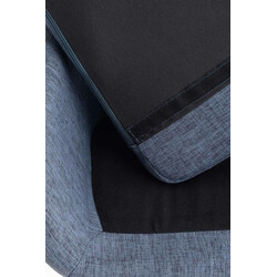 Grant moderne stofbetrukket barstol med fyrretræs firepunkts ben