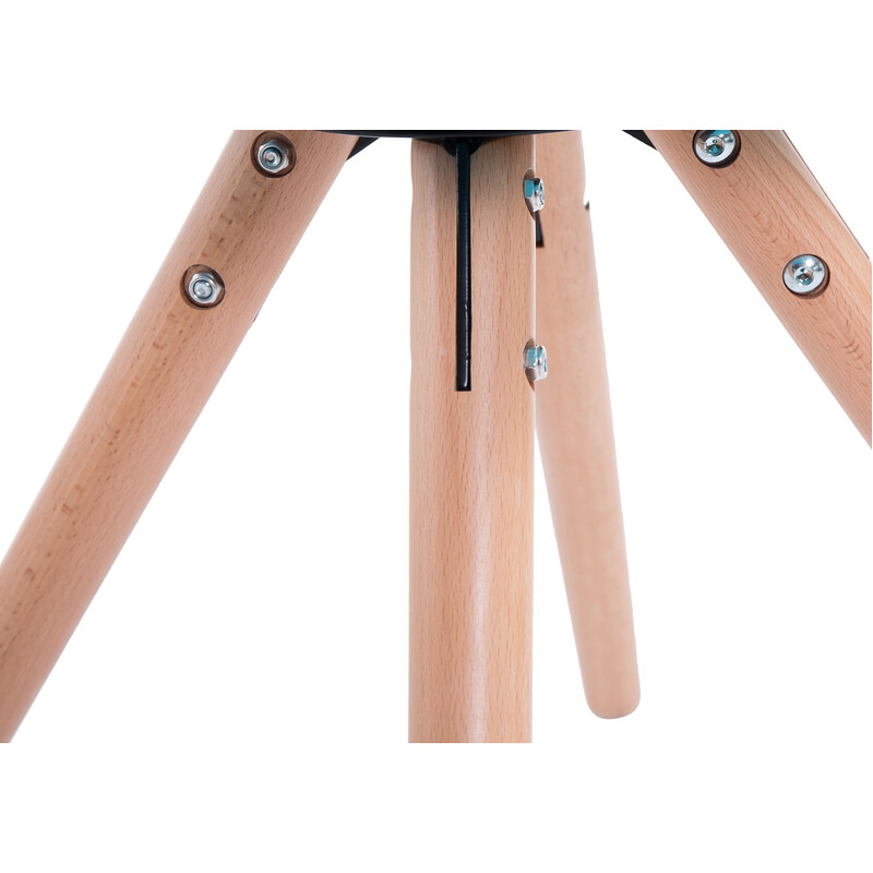 Rund spisestol i kunstlæder med pyökkitræ ramme komfortabel og robust