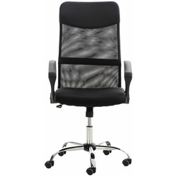 Ergonomisk netkontorstol med justerbar sædehøjde armlæn og kromramme