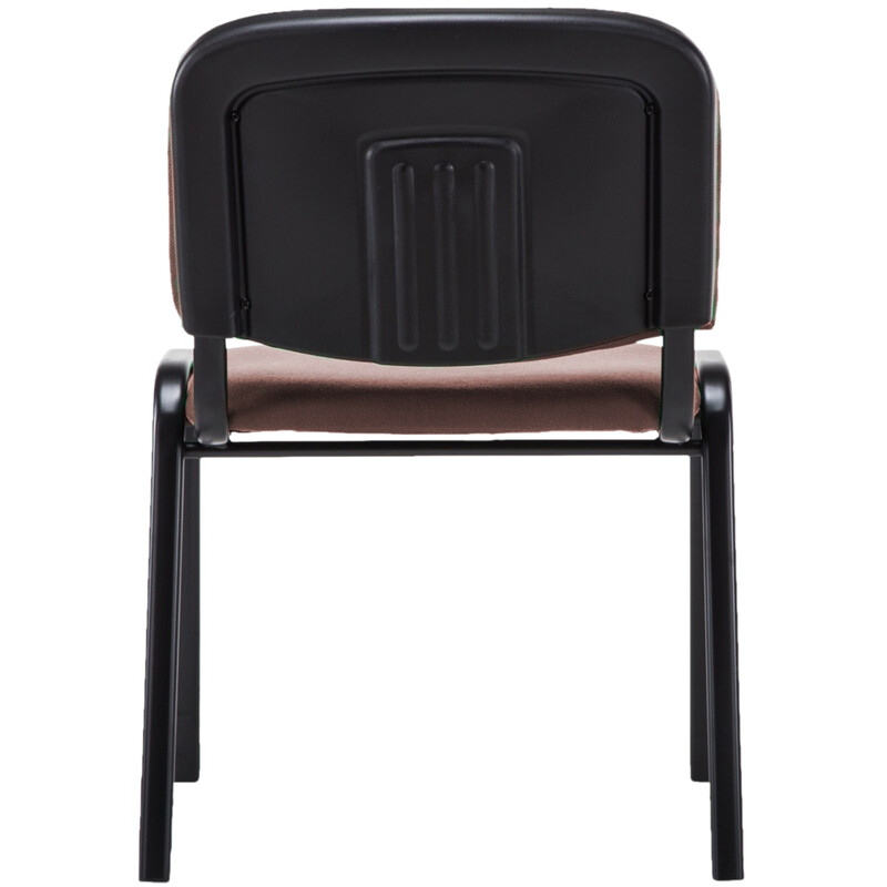 Ken stabelbar besøgsstol med polstret sæde og rygstøtte