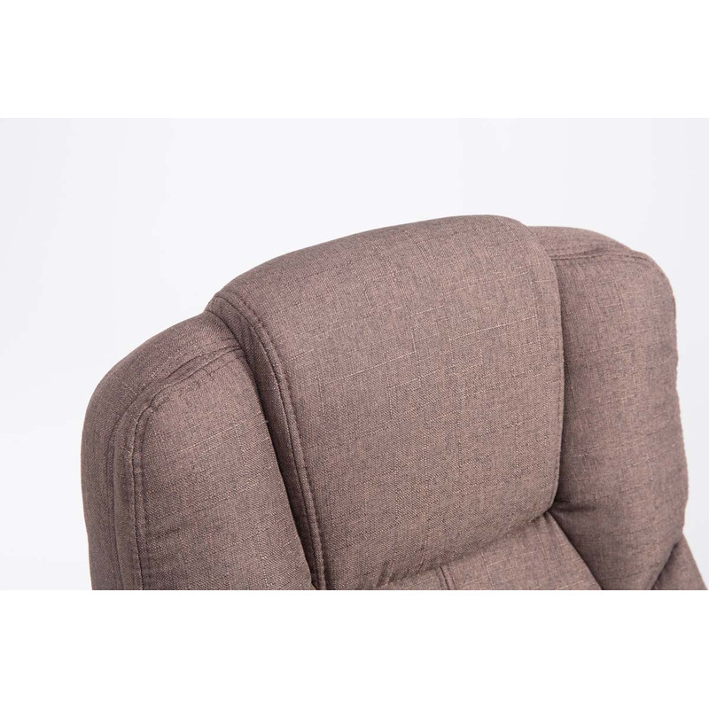 Ergonomisk kontorstol til store personer op til 210 kg med justerbar sædehøjde