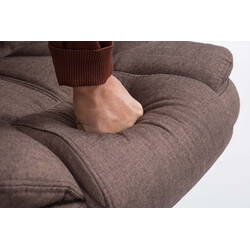 Ergonomisk kontorstol til store personer op til 210 kg med justerbar sædehøjde