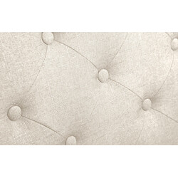 Elegant Chesterfield spisestol med armlæn polstring og polyesterbetræk