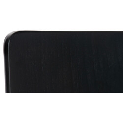 4 stykker Pepe ventelokale stol med ergonomisk træsidde og kromet metalramme