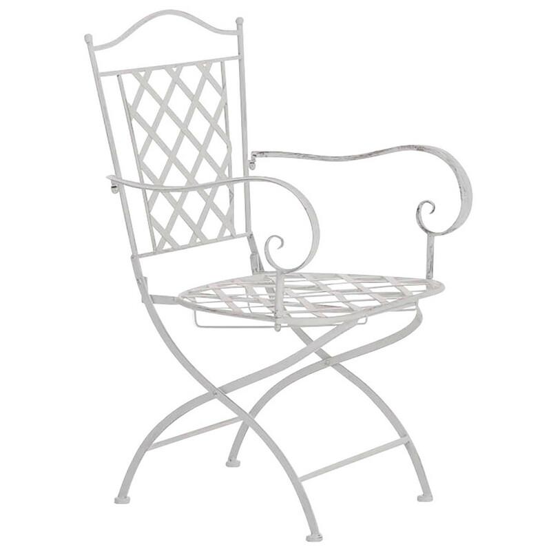 Nostalgisk jern møbelgruppe med bord og stole til terrasse og have