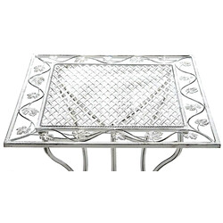 Nostalgisk jern møbelgruppe med bord og stole til terrasse og have