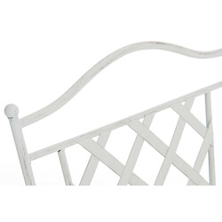 Nostalgisk jern møbelgruppe med bord og stole til terrasse og have