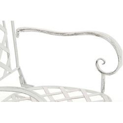 Nostalgisk jern møbelgruppe med bord og stole til terrasse og have