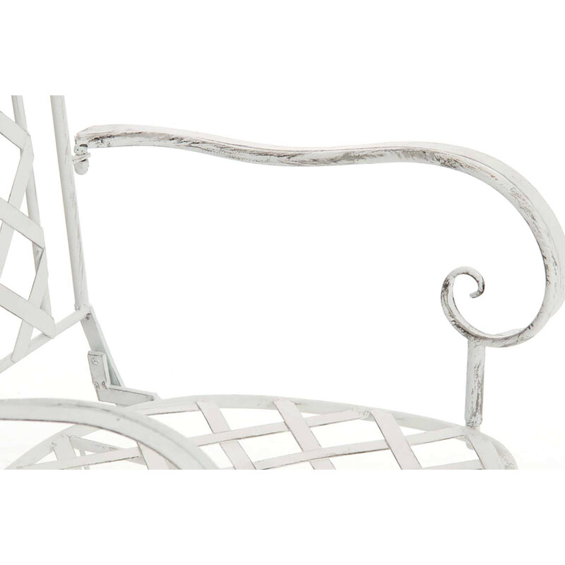 Nostalgisk jern møbelgruppe med bord og stole til terrasse og have