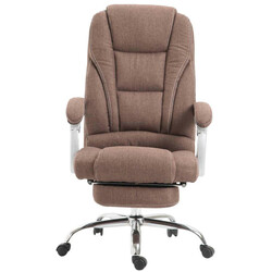 Ergonomisk kontorstol med justerbar fodstøtte justerbart ryglæn og fem hjul