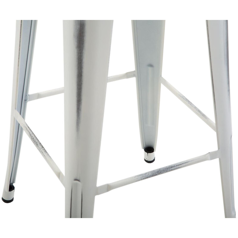 Joshua V2 industriel barstol i pulverlakkeret metal stabelbar 136 kg