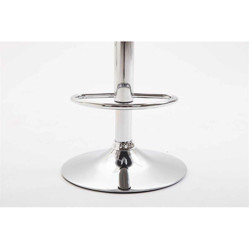 Elegant justerbar barstol med blødt stof metalben og gulvbeskyttelse